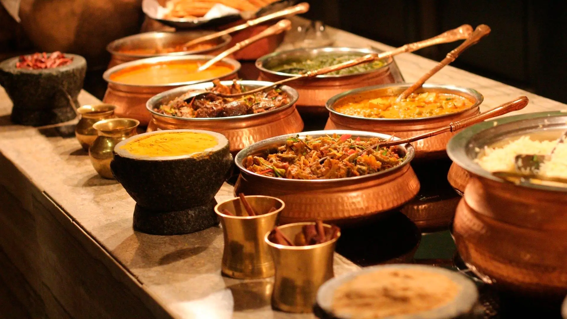 Colourful birthday party food spread with sharing platters set up for a London celebration